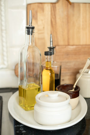 Oil or Vinegar Bottle with Pour Spout - 16 oz