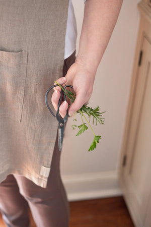 Natural Linen Daily Apron