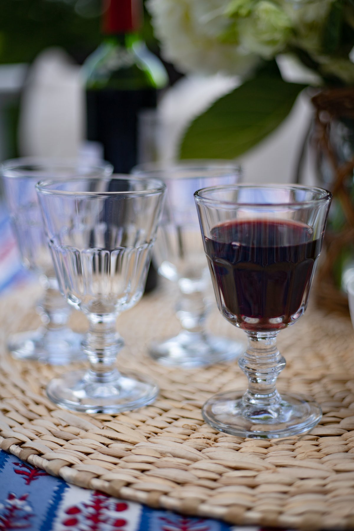 French Wine Glasses - Set of 4