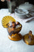 Vintage Gold Turkey Candy Dish