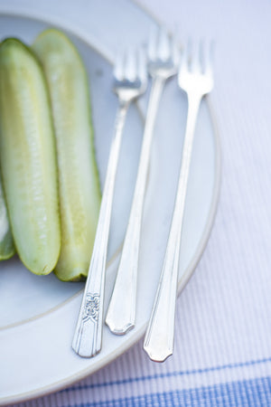 Antique Silver Plated Pickle Fork