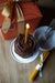 Tall Skinny Birthday Taper Candles - Color: Bittersweet - 12 ct
