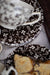 Vintage Laura Ashley Ironstone Teacups and Saucers - Set of 4