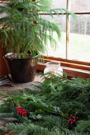 Christmas Wreath-Making Workshop and Candlelit Dinner