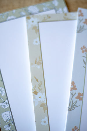 Autumn Cottage Note Pads - Set of 3