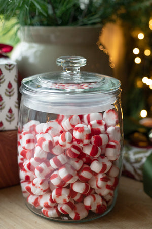 Glass Canister with Glass Lid