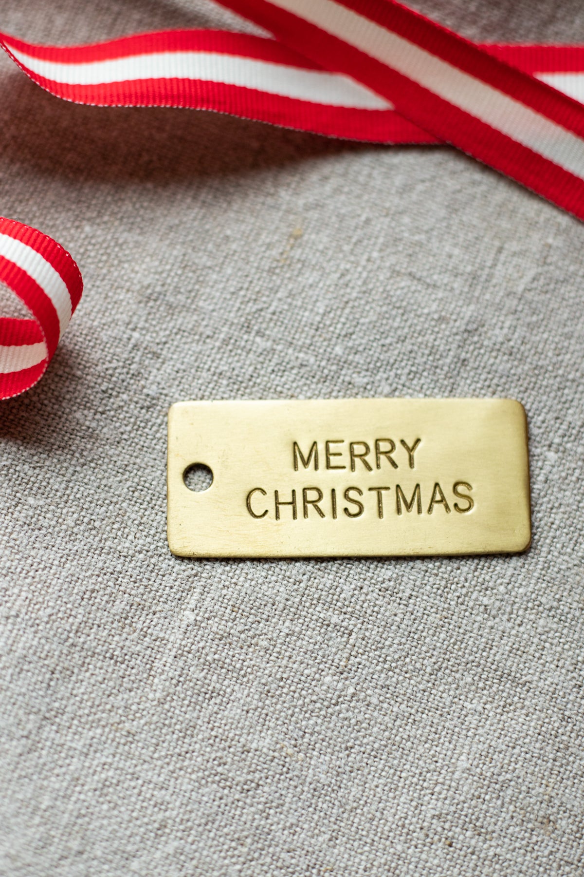 Brass Tag - Merry Christmas