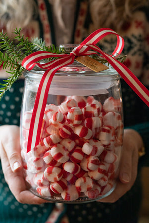 Glass Canister with Glass Lid