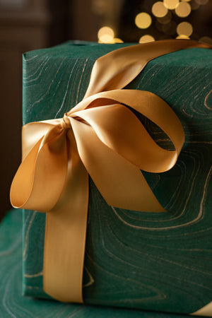 Hand Marbled Gift Wrap Sheets - Carroll