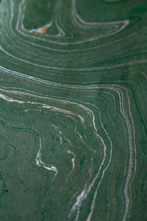 Hand Marbled Gift Wrap Sheets - Carroll