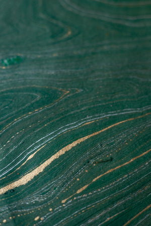 Hand Marbled Gift Wrap Sheets - Carroll