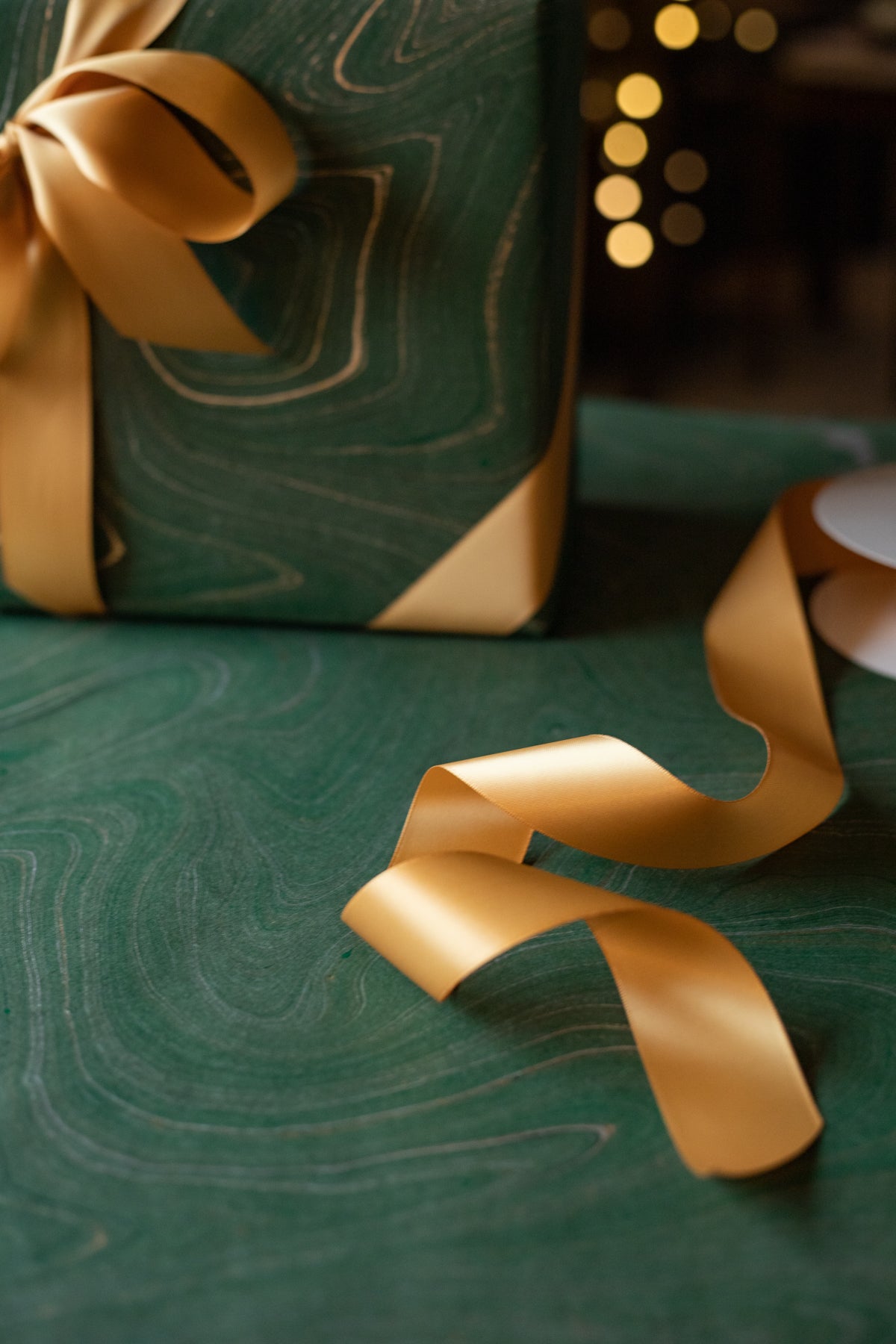 Hand Marbled Gift Wrap Sheets - Carroll