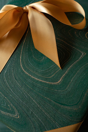 Hand Marbled Gift Wrap Sheets - Carroll