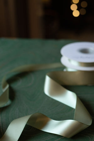 Double-Faced Satin Ribbon - 1 1/2" x 50 yds - Frosted Sage