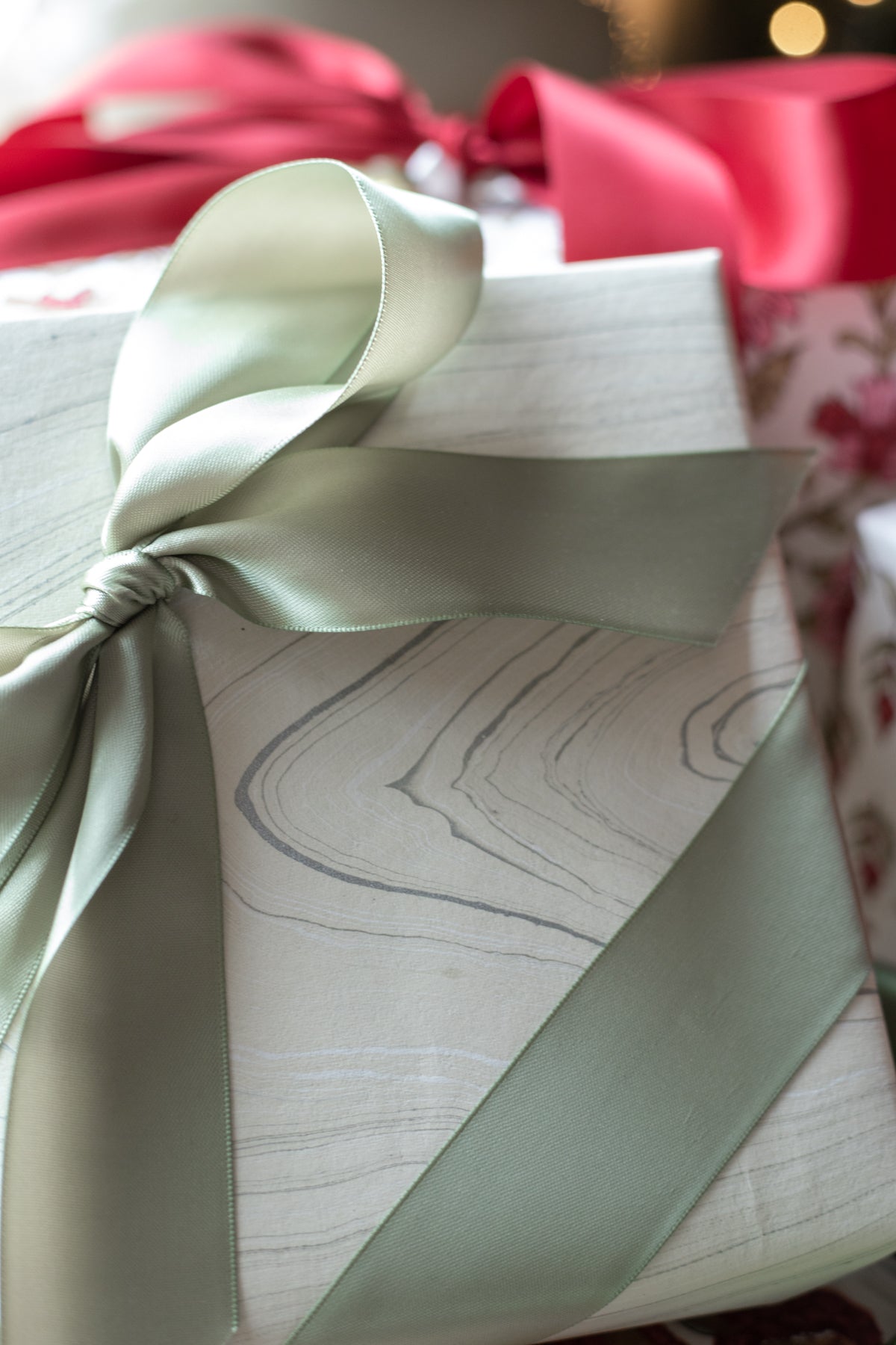 Hand Marbled Gift Wrap Sheets - Stowe