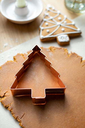 Copper Cookie Cutter - Christmas Tree