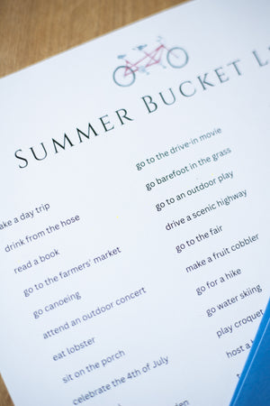 Summer Bucket List Kit for Adults