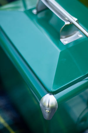 Green Metal Picnic Cooler