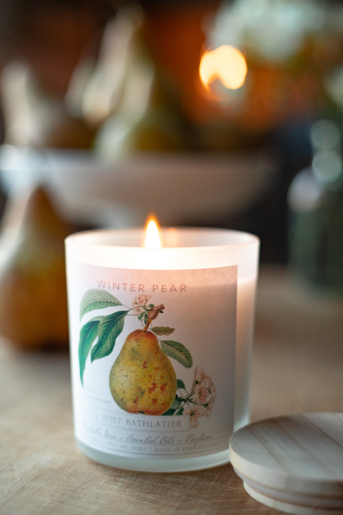 Winter Pear Botanical Candle