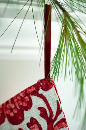 Rosy Red Christmas Stocking