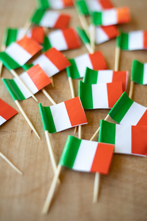 Italian Flag Picks - Pack of 20