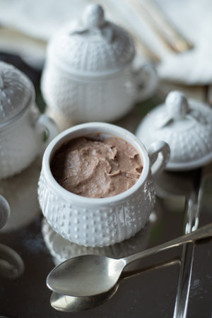 Antique Italian Pots de Creme Pots - Set of 4