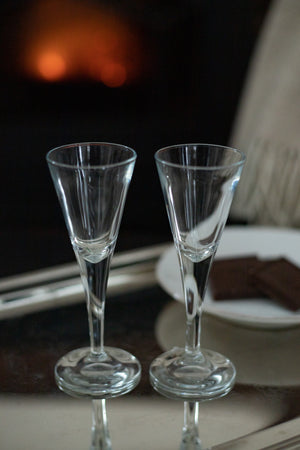 Vintage Cordial Glasses - Set of 2