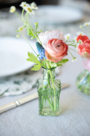 Green Bud Vases - Set of 3