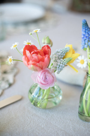 Green Bud Vases - Set of 3