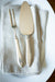 Antique Silver Meat Fork and Cake Server - Hostess Set