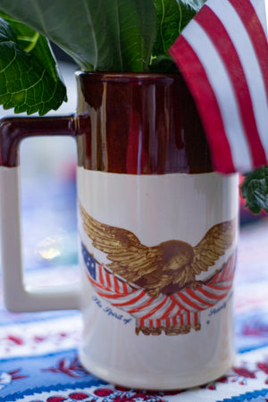 Vintage Patriotic Tankard