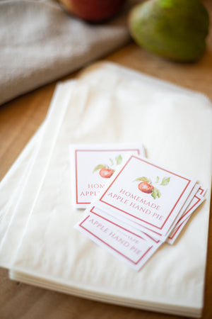 Apple Hand Pie Bags and Labels Refill