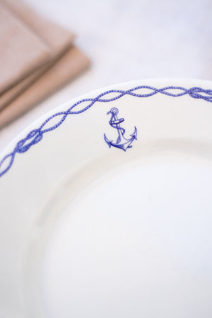 Vintage Nautical Salad/Dessert Plates - Set of 4