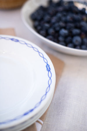 Vintage Nautical Salad/Dessert Plates - Set of 4