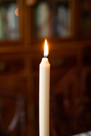 European 12" Autumn Taper Candles - Set of 6