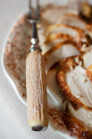 Vintage Antler-Handled Meat Fork - Choose Your Style