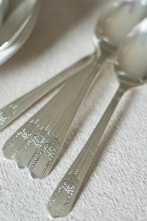 Antique Silverplated Teaspoons - Set of 6