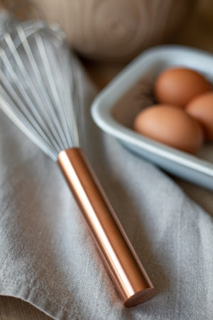 Copper-Handled Balloon Whisk - 12"