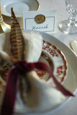Equestrian Place Cards - Set of 8 - Choose Color
