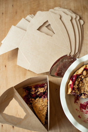 Individual Pie Slice Boxes - Set of 8