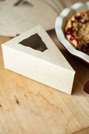 Individual Pie Slice Boxes - Set of 8