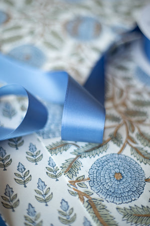 Double-Faced Satin Ribbon - 1 1/2" x 50 yds - Blueberry