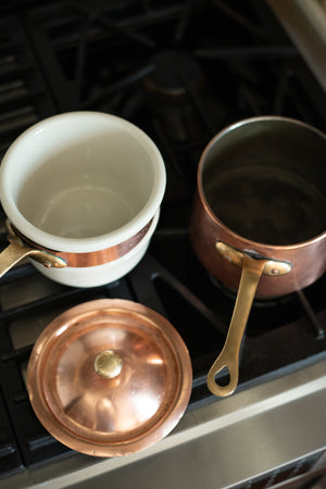 Vintage Copper Ban Marie (Double Boiler)