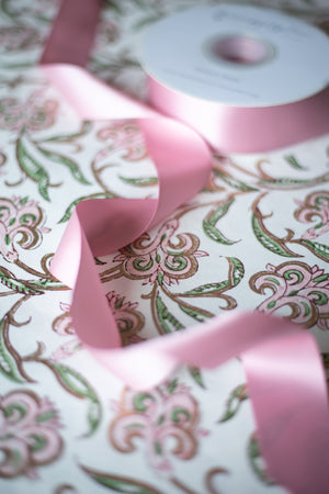 Double-Faced Satin Ribbon - 1 1/2" x 50 yds - Peony Pink