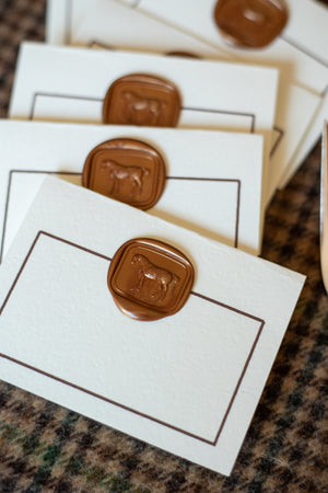 Equestrian Place Cards - Set of 8 - Choose Color
