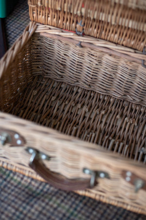 Vintage British-Style Small Picnic Hamper - Choose Your Size