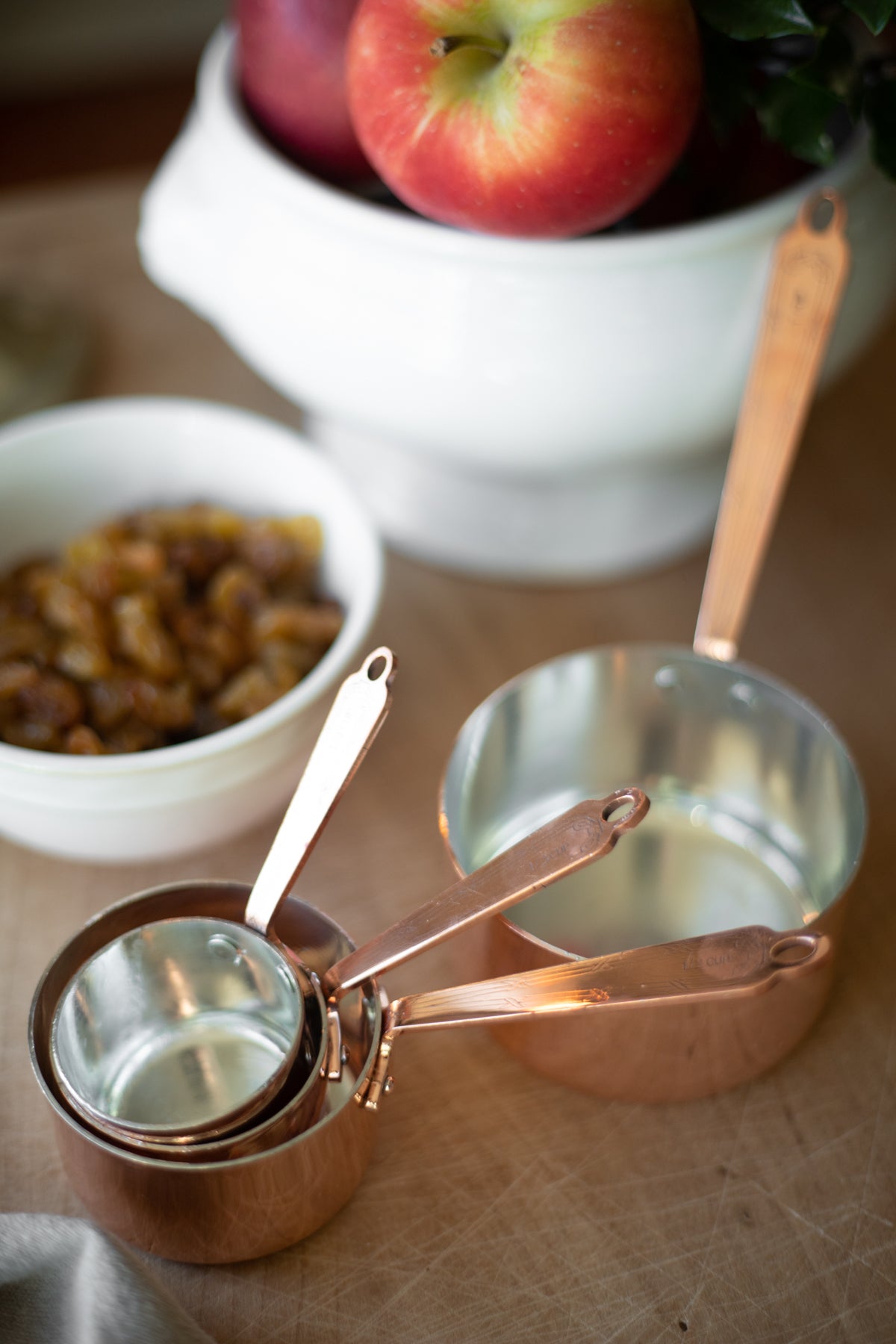 Copper Measuring Cup Set