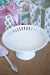 Vintage White Pierced Cake Plate - Choose Size