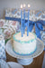 Tall Skinny Birthday Taper Candles - Color: Blueberry - 12 ct