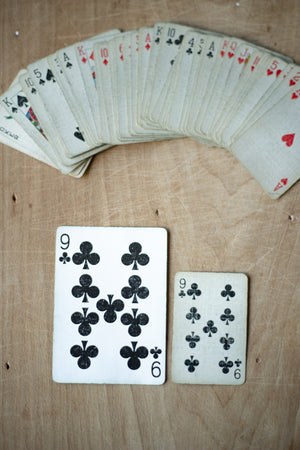 Vintage Mini-Playing Cards for Kids/Travel